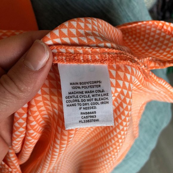 Trouve Open Side Sleeveless Tank Top Orange Sz M - Picture 7 of 8